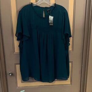 Torrid Dark Teal Blouse